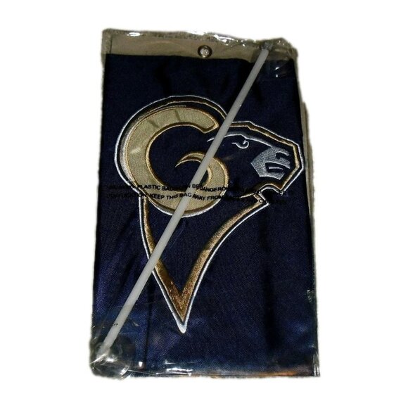 St. Louis Rams Mini Garden Embroidered Flag 15 X 10.5 Inches New Nfl - Picture 3 of 3